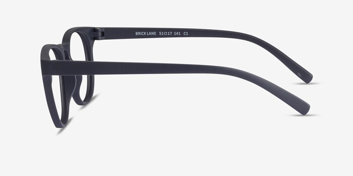 Brick Lane Matte Navy Plastic Eyeglass Frames from EyeBuyDirect