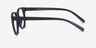 Brick Lane Matte Navy PlasticEyeglass Frames from EyeBuyDirect, Side View