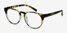 Brick Lane Matte Tortoise PlasticEyeglass Frames from EyeBuyDirect, Angle View