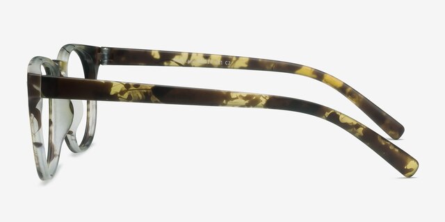 Brick Lane Matte Tortoise PlasticEyeglass Frames from EyeBuyDirect, Side View