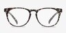 Brick Lane Matte Floral PlasticEyeglass Frames from EyeBuyDirect, Front View