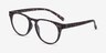 Brick Lane Matte Floral PlasticEyeglass Frames from EyeBuyDirect, Angle View