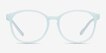 Dutchess Light Blue PlasticEyeglass Frames from EyeBuyDirect, Front View