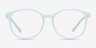 Dutchess Light Blue PlasticEyeglass Frames from EyeBuyDirect, Front View
