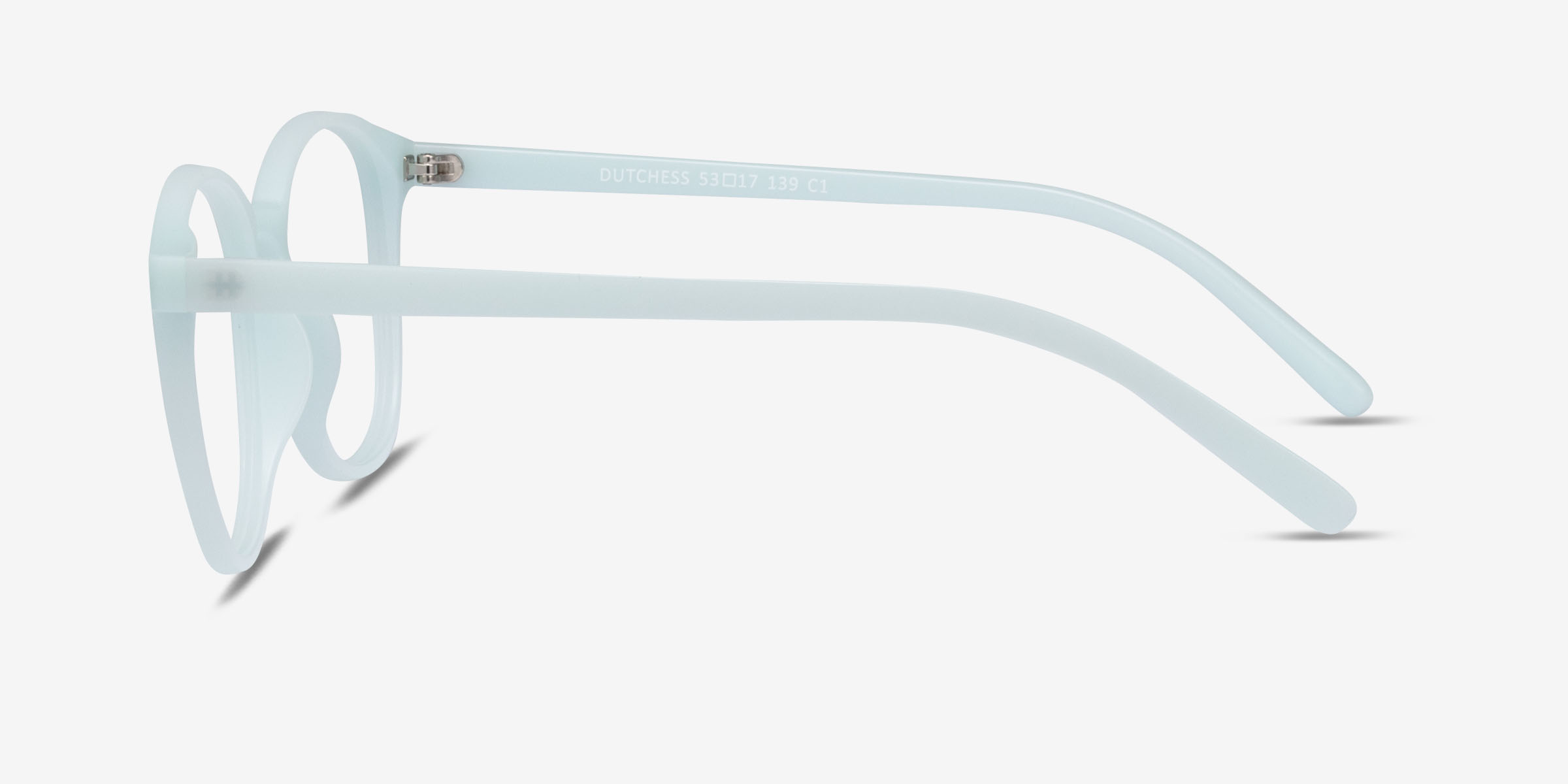 Dutchess Round Light Blue Glasses for Women Eyebuydirect