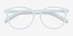 Dutchess Light Blue PlasticEyeglass Frames from EyeBuyDirect, Closed View