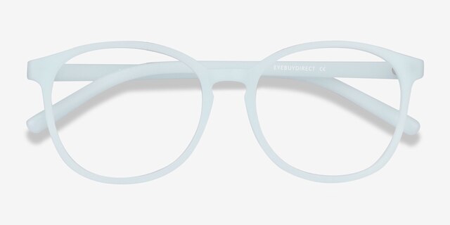 Dutchess Light Blue PlasticEyeglass Frames from EyeBuyDirect, Closed View