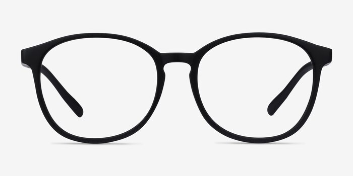 Dutchess Matte Black Plastic Eyeglass Frames from EyeBuyDirect