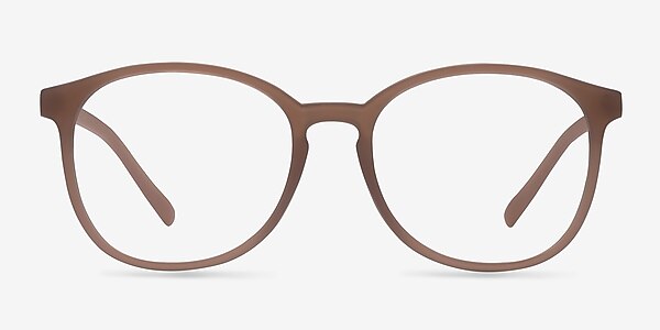 Dutchess Matte Brown Plastic Eyeglass Frames