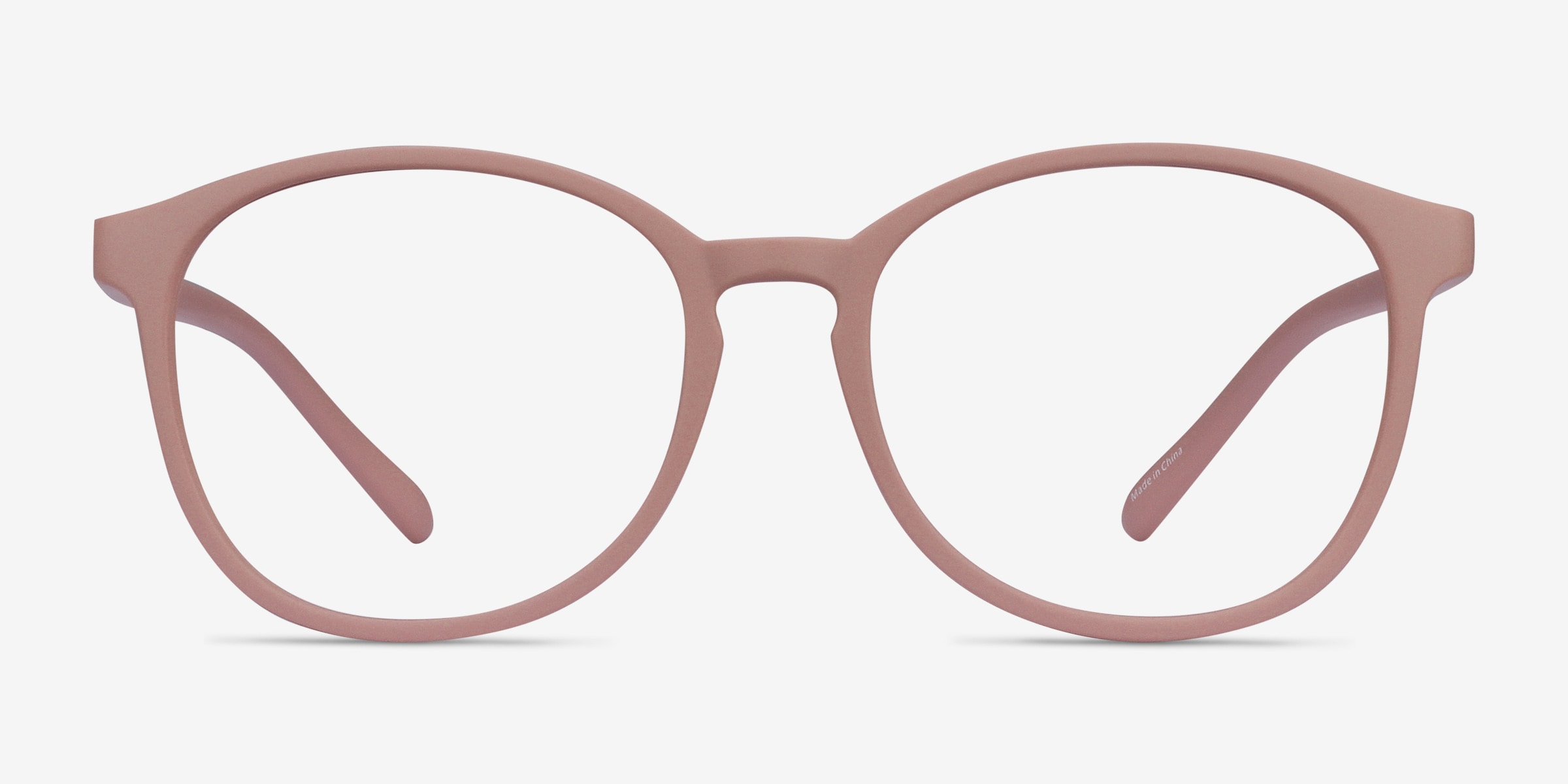 matte pink glasses frames