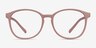 Dutchess Matte Pink PlasticEyeglass Frames from EyeBuyDirect, Front View