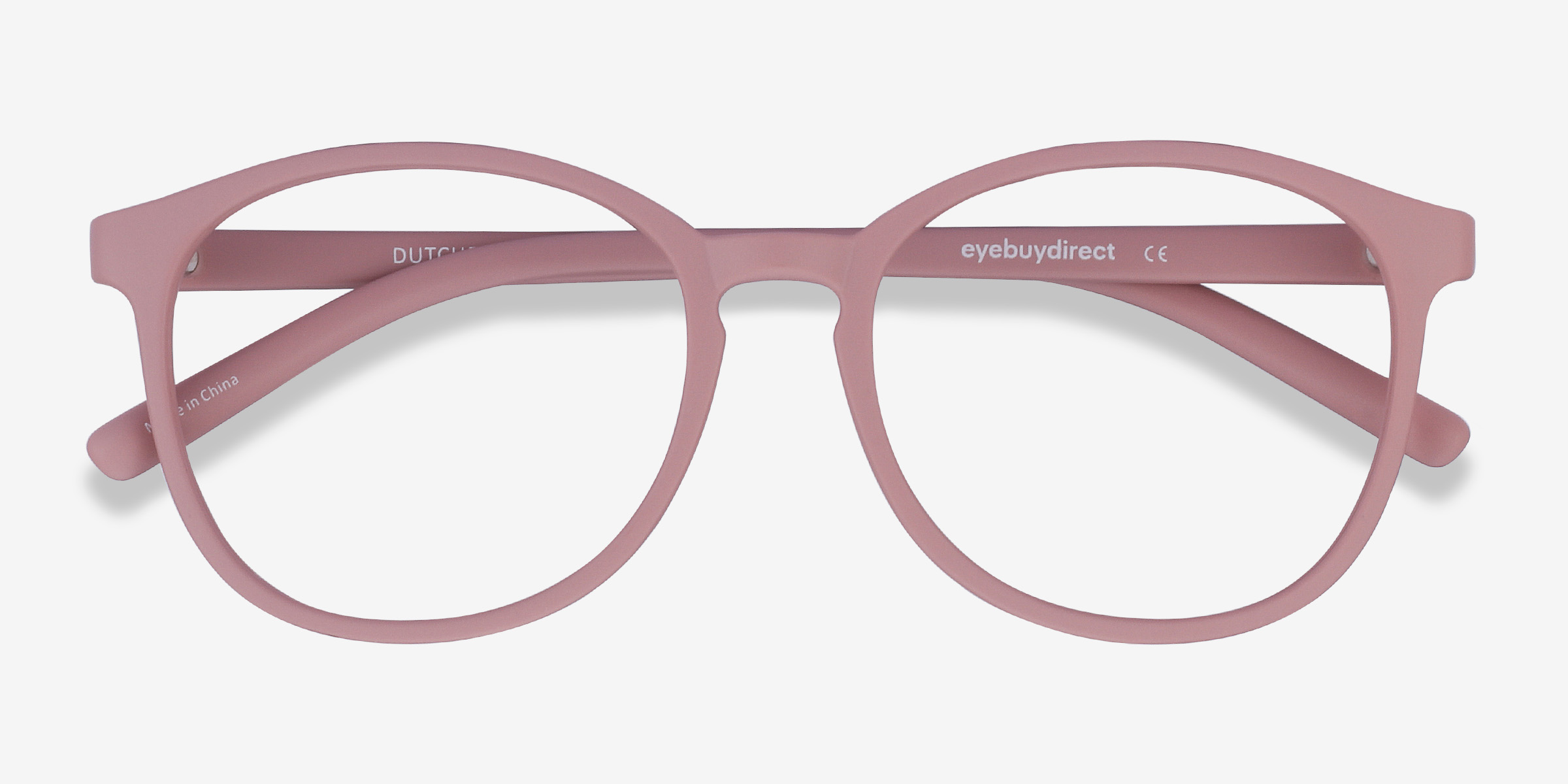Dutchess Round Matte Pink Glasses For Women Eyebuydirect