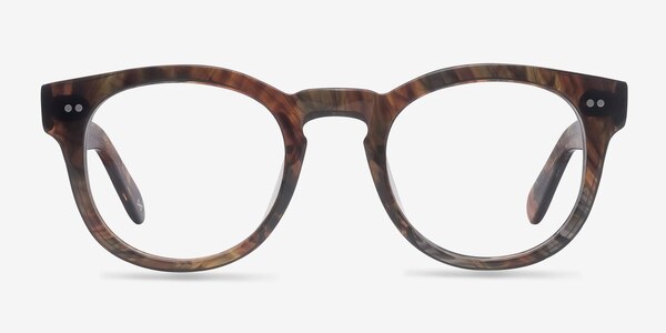 Eloquence Marbled Hazel Acetate Eyeglass Frames