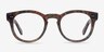 Eloquence Marbled Hazel AcetateEyeglass Frames from EyeBuyDirect, Front View