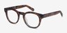 Eloquence Marbled Hazel AcetateEyeglass Frames from EyeBuyDirect, Angle View