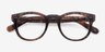 Eloquence Marbled Hazel AcetateEyeglass Frames from EyeBuyDirect, Closed View