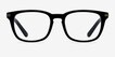Infinity Black AcetateEyeglass Frames from EyeBuyDirect, Front View