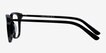 Infinity Black AcetateEyeglass Frames from EyeBuyDirect, Side View