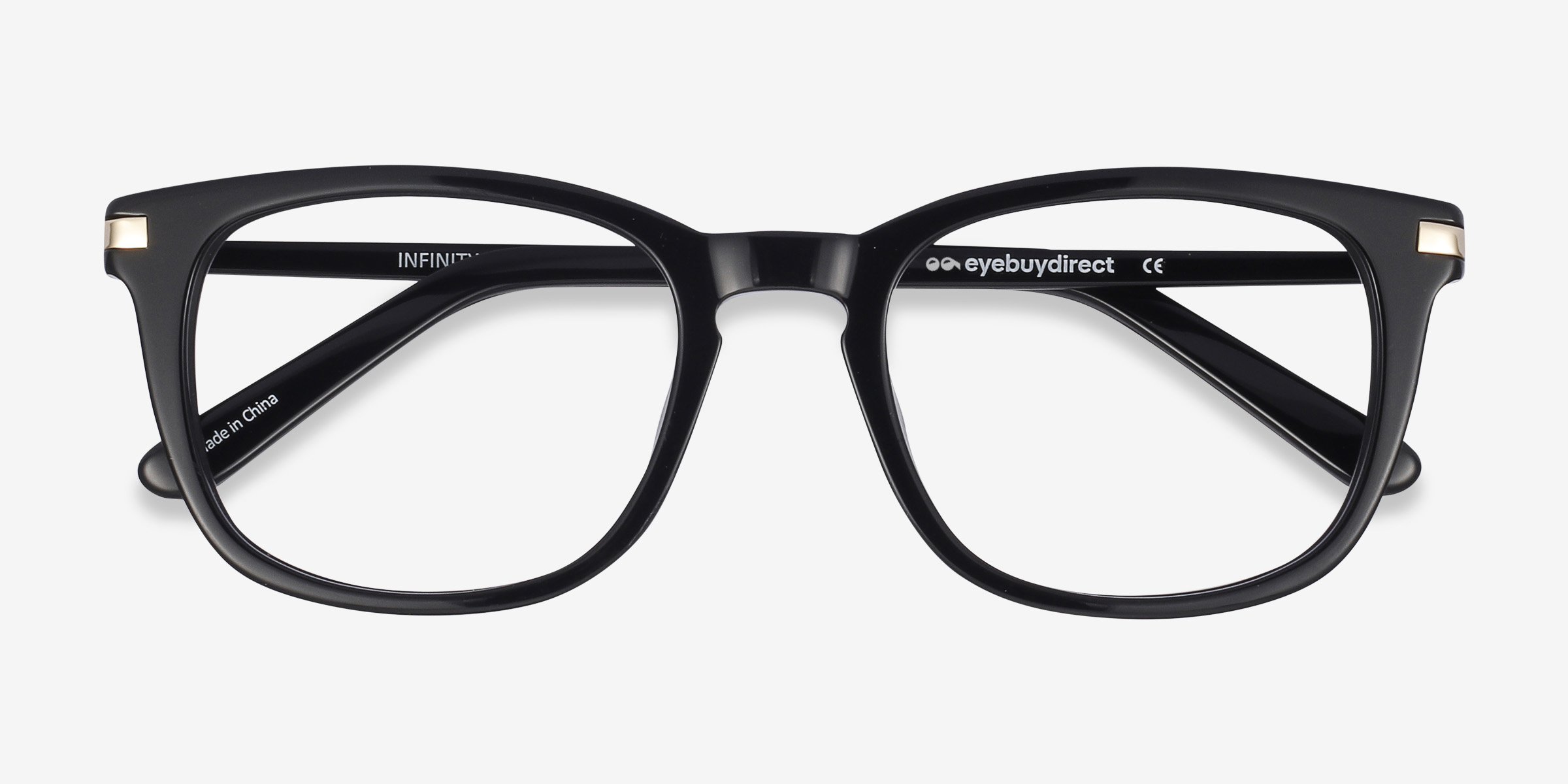 Infinity - Carré Noir Monture Lunettes de vue | Eyebuydirect Canada