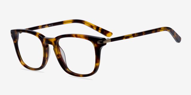 Infinity Tortoise AcetateEyeglass Frames from EyeBuyDirect, Angle View