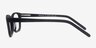 Mesquite Matte Black AcetateEyeglass Frames from EyeBuyDirect, Side View