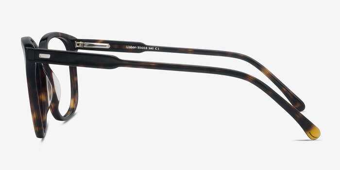 Lisbon Écaille Noire Acétate Montures de lunettes de vue d'EyeBuyDirect