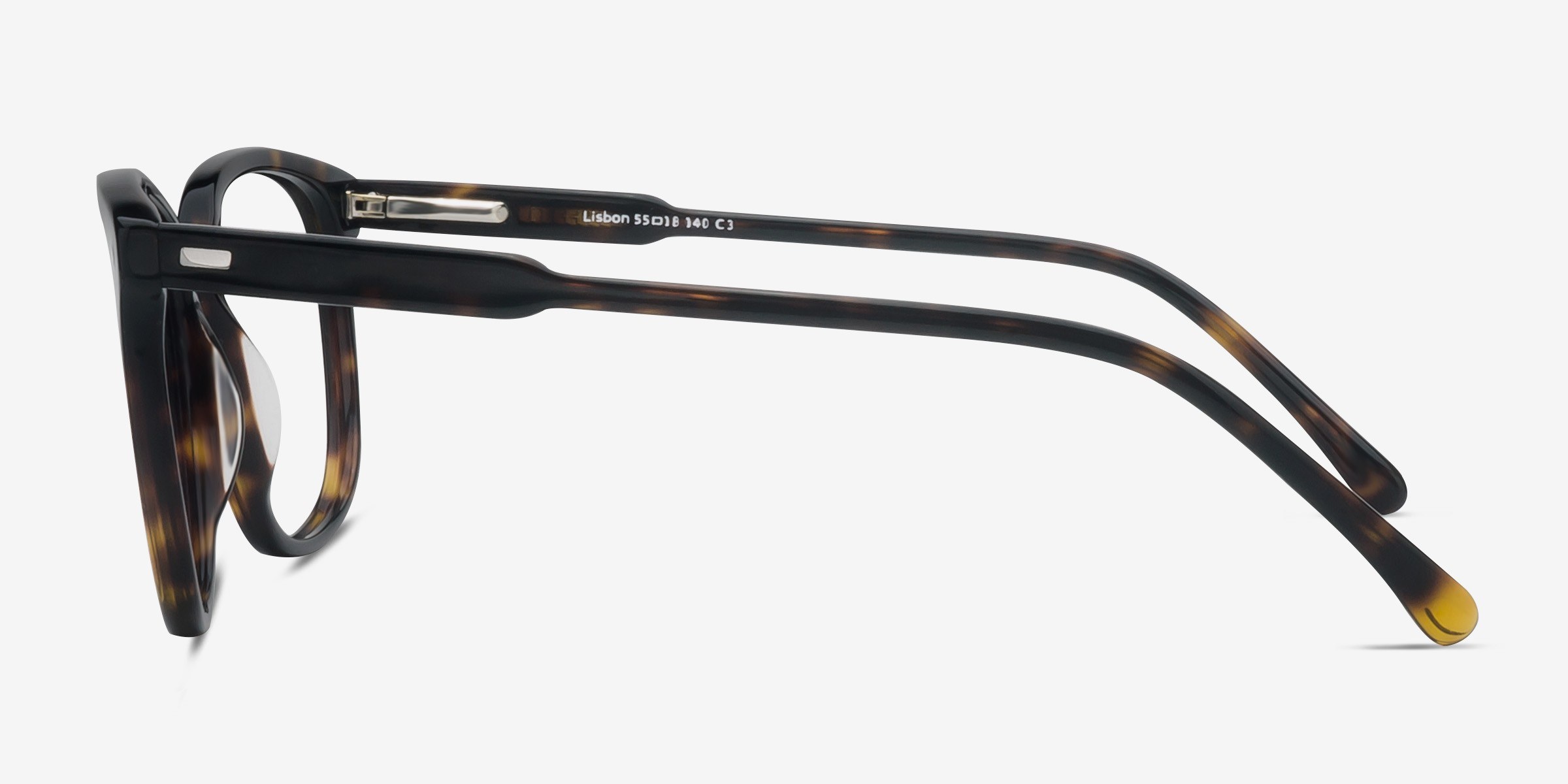 Lisbon Square Dark Tortoise Full Rim Eyeglasses | Eyebuydirect