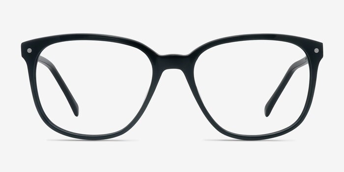 Lisbon Black Acetate Eyeglass Frames from EyeBuyDirect