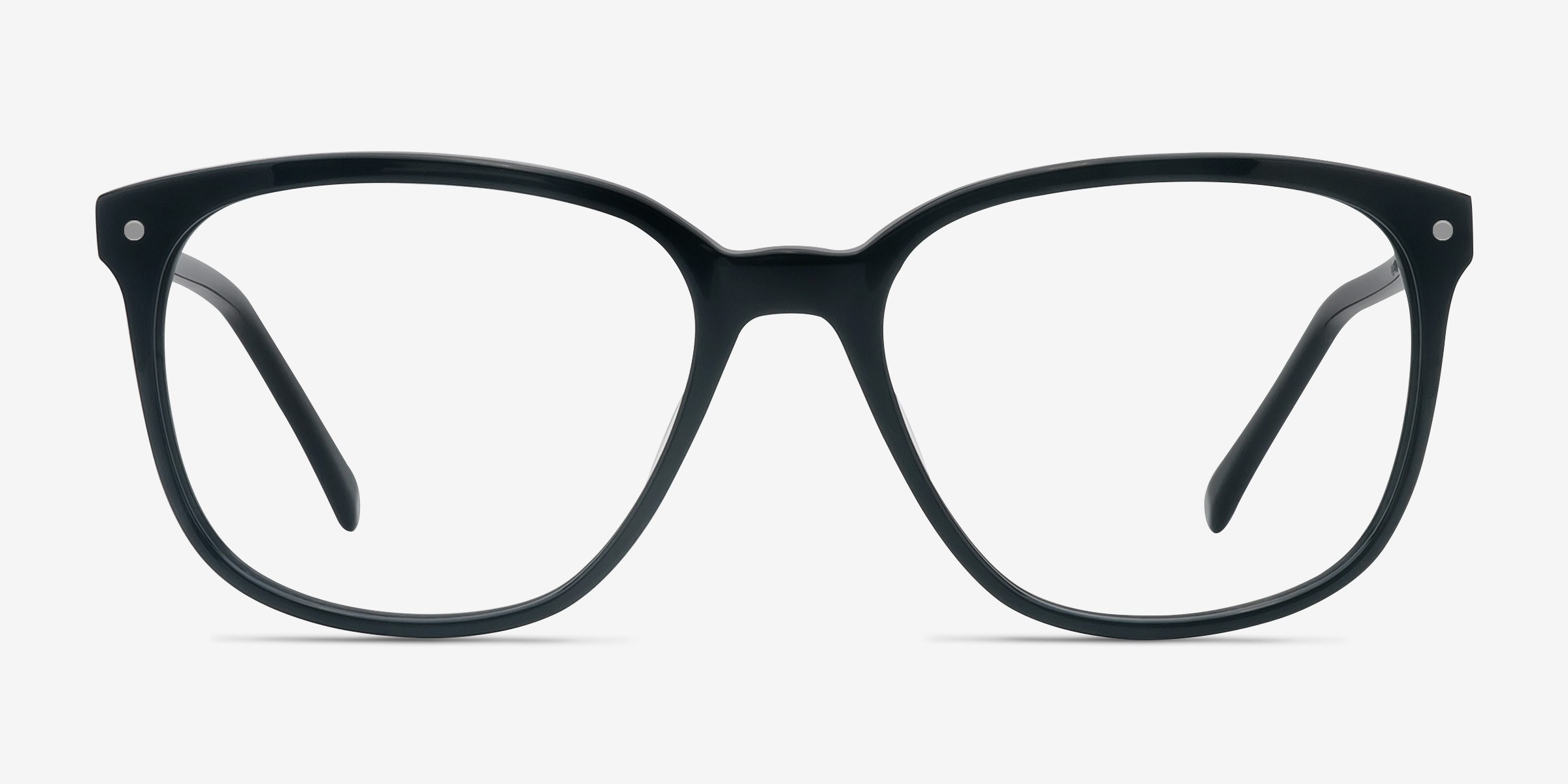Lisbon Square Black Full Rim Eyeglasses | Eyebuydirect