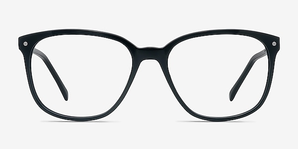 Lisbon Noir Acétate Montures de lunettes de vue