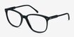 Lisbon Black AcetateEyeglass Frames from EyeBuyDirect, Angle View