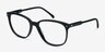 Lisbon Black AcetateEyeglass Frames from EyeBuyDirect, Angle View
