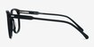 Lisbon Black AcetateEyeglass Frames from EyeBuyDirect, Side View