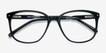 Lisbon Black AcetateEyeglass Frames from EyeBuyDirect, Closed View