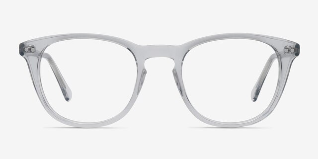 New Day Clear AcetateEyeglass Frames from EyeBuyDirect, Front View