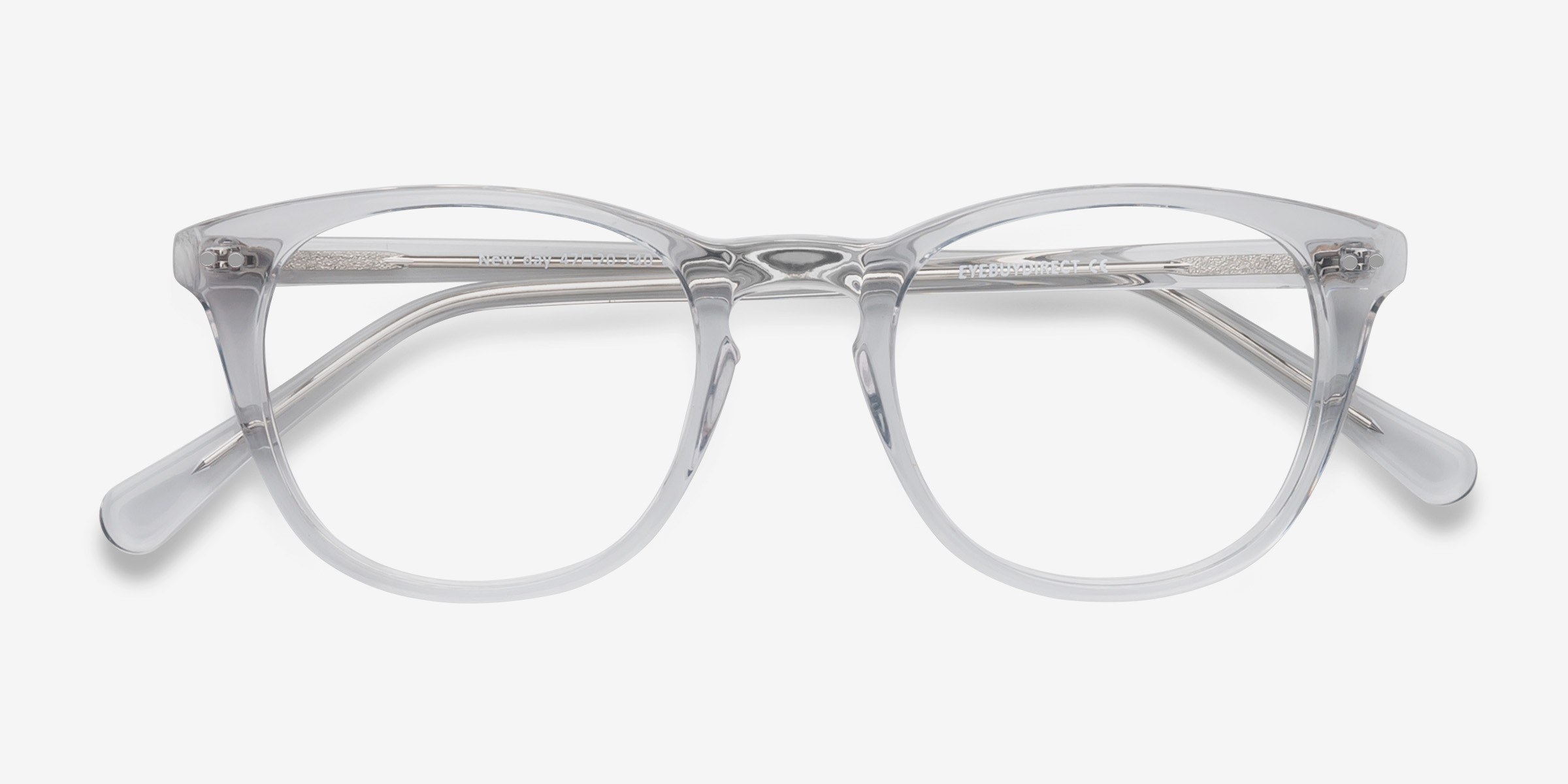 New Day Round Clear Full Rim Eyeglasses | Eyebuydirect