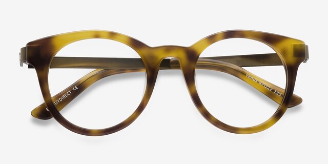 Venus Light Tortoise AcetateEyeglass Frames from EyeBuyDirect, Closed View
