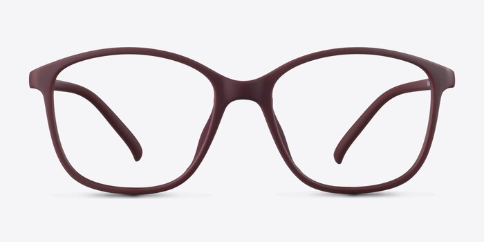 Saint Lou Burgundy Plastique Montures de lunettes de vue d'EyeBuyDirect