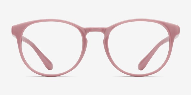 Little Muse Pink PlasticEyeglass Frames from EyeBuyDirect, Front View