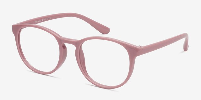 Little Muse Pink PlasticEyeglass Frames from EyeBuyDirect, Angle View