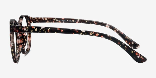Little Muse Floral PlasticEyeglass Frames from EyeBuyDirect, Side View