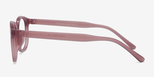 Little Crush Pink PlasticEyeglass Frames from EyeBuyDirect, Side View