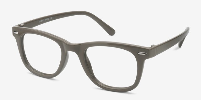 Flurries Green PlasticEyeglass Frames from EyeBuyDirect, Angle View