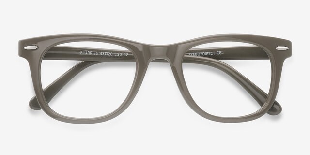 Flurries Green PlasticEyeglass Frames from EyeBuyDirect, Closed View