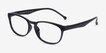 Little Drums Black PlasticEyeglass Frames from EyeBuyDirect, Angle View