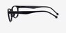 Little Drums Black PlasticEyeglass Frames from EyeBuyDirect, Side View