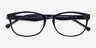 Little Drums Black PlasticEyeglass Frames from EyeBuyDirect, Closed View