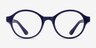 Little Plato Navy PlasticEyeglass Frames from EyeBuyDirect, Front View