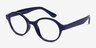 Little Plato Navy PlasticEyeglass Frames from EyeBuyDirect, Angle View