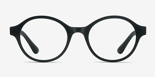 Little Plato Matte Black Plastic Eyeglass Frames